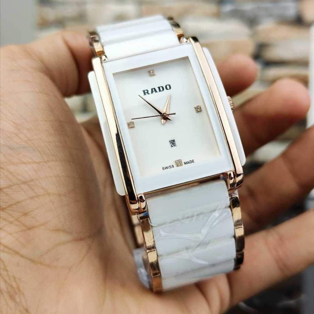 RADO,Ceramics,Integral,Quartz,Black,Dial,Rose.